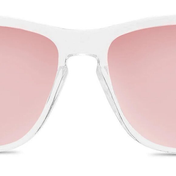 ABACO Polarized Women's Kai Sunglasses Crystal Clear/Rose Gold, New - Picture 2 of 4